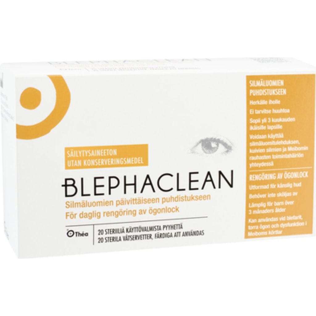 Kjøp Blephaclean Preservative Free Eye Wipes 20 Stk. Mecindo